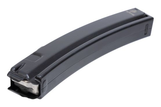 Steel magazine for MP5 and clones, black.